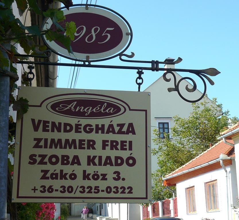 Hotel Angela Vendeghaz Tokaj Exterior foto